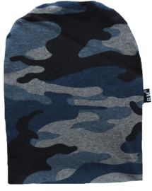 Camo blue beanie