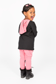 Black with pink longshirt