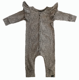 Panter sand vleugel onesie (drukkers)