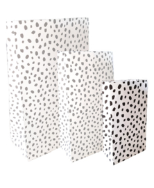 Paperbag | Cadeau | Zak | Papier | Dots | 9+5x16 cm