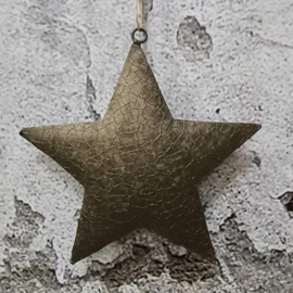 Hanger | Ster| Metaal | 15x2 cm