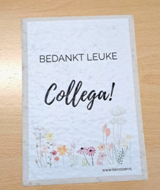 Groeikaart | Wilde bloemenzaadjes Collega