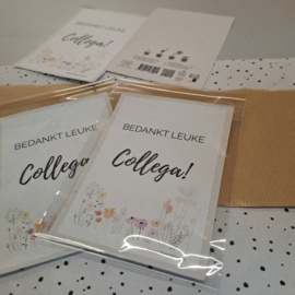 Groeikaart | Wilde bloemenzaadjes Collega