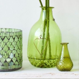 Vaas | gerecycled glas | Groen