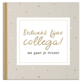 Bedankt fijne collega | Invulboek | 62 personen