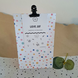 Paperbag | Kaartje+Clip | 9+5x16 cm