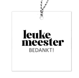 Cadeau | Label |Leuke meester
