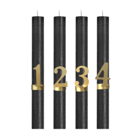 Advent Clips | Metaal  | Goud