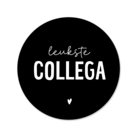 Sticker | Collega | Zwart| 10 st