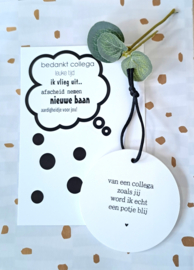 Minicirkel | Collega potje blij.. | Kaart | Papier