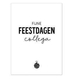 Kerstkaart | Collega | Fijne Feestdagen