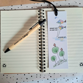Boekenlegger | Pen | Bedankt voor de leuke tijd