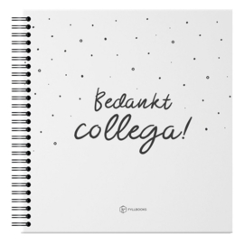 Bedankt Collega | Invulboek | 50 personen