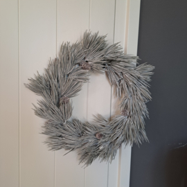 Krans | Winter | Dennen | Kunststof | 40 CM