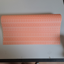 Inpakpapier | Koraal Rood | AANGEBROKEN ROL