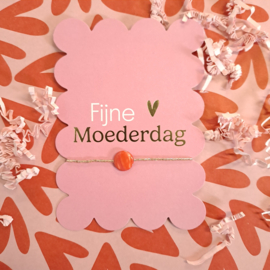 Moederdag kaart | Armband| Kraal