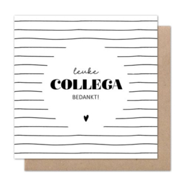 Dubbele kaart | Collega | envelop