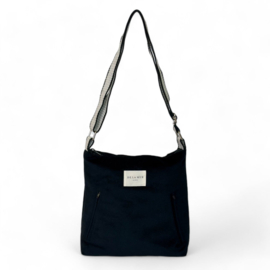 Schoudertas|  Velvet | Zwart | AZA