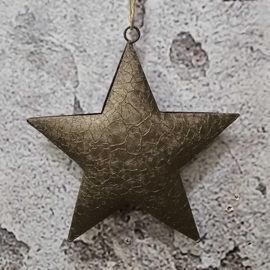 Hanger | Ster| Metaal | 12x2 cm