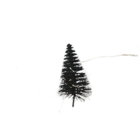 Kerstboom |Slinger | Zwart | 130 cm Lang