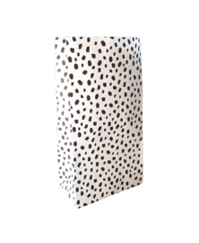 Paperbag | Cadeau | Zak | Wit| Dots | 18+8x30cm