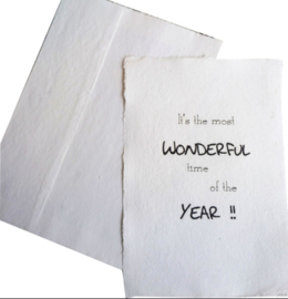 Kaart | Poster | It's the most wonderful | A5