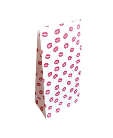 Paperbag | Cadeau | Zak | Papier | Kusjes | 14x8x26cm