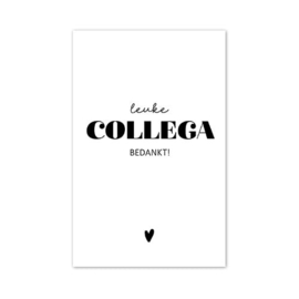 Kaartje | Mini |  Leuke Collega Bedankt