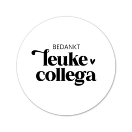 Sticker | Collega | Wit | 5 st