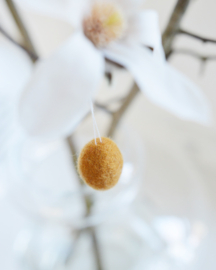 Eieren | Vilt | Caramel | 4 cm | 10 st.