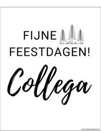 Kaartje |Fijne Feestdagen| Collega