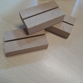 Kaartenhouder-MDF BRUIN