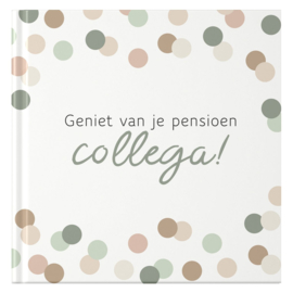 Pensioen| Invulboek | Confetti  | Collega | 25 personen