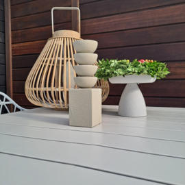 Kandelaar Creme 9x28cm