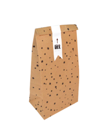 Paperbag | Cadeau | Zak | Papier | Kraft Dots | 14x8x26cm