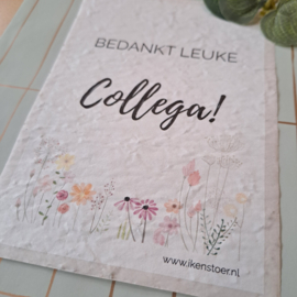 Groeikaart | Wilde bloemenzaadjes Collega