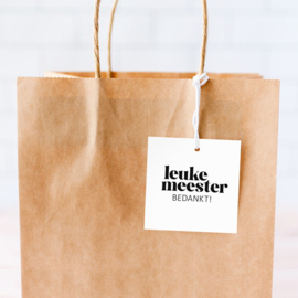 Cadeau | Label |Leuke meester