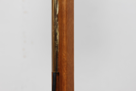 Danish Svend Aage Holm Sørensen Adjustable Oak Floor Lamp with New Shade Modern Lightning 1950s