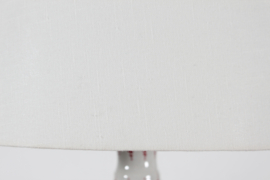 HUGE Bjørn Wiinblad Table Lamp, Hand-painted in 1978 with New Shade, Denmark