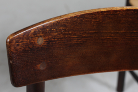 Børge Mogensen Set of 4 J 39 Chairs "Folkestolen" by F.D.B. Møbler, Denmark 1970s Mid-century Modern