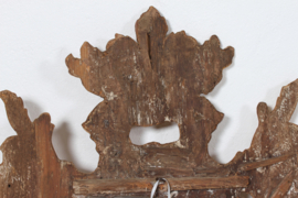 European Rococo Gilt Wood Mirror with Openwork Ornaments Surrounding an Old Mirror Glass from the 1800s