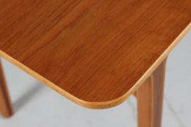 Mølgaard & Hvidt AX Coffee Table of Teak and Beech for Fritz Hansen, Denmark 1950s, Scandinavian Modern