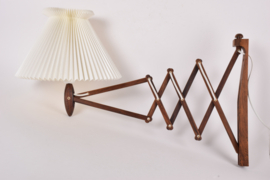Rare! Vintage Le Klint SAX Wall Lamp Large 234 Rosewood with Le Klint Shade 1960s