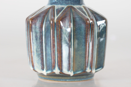 Danish Søholm Sculptural Ceramic Table Lamp by Einar Johansen Aqua Blue, Green with New Shade. Mid-century Ceramics 1960s