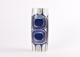 Tall! Royal Copenhagen "Tenera" Vase Decor by Inge-Lise Koefoed, Model 450/3116, Danish Modern Ceramic 1980s