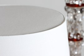 Carl Fagerlund Tall Vintage Lamp of Glass for Orrefors, Sweden, 1960s. Scandinavian Modern Lightning