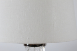 Carl Fagerlund Vintage Table Lamp of Clear Glass for Orrefors, Sweden, Mid-century Scandinavian Design 1960s
