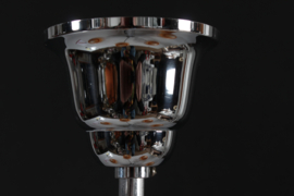 Art Deco Chandelier 5-armed with Handmade Shades by Fog & Mørup Denmark 1940s