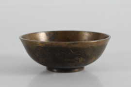 Art Deco Decorative Small Bowl Bronze by Just Andersen with Brown Patina, 1930s. Vintage Danish Design.
