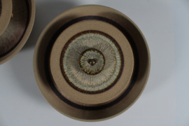 Pair of Søholm Large Sculptural Ceramic Wall Sconces, 1960s Mid-century Denmark.